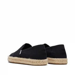 Alpargata Black Recycled Cotton Rope 2.0 Espadrille