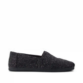 Mens Alpargata Classic Black Flecked Tweed