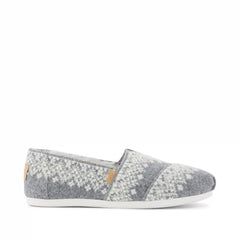 Womens Alpargata Classic Fuzzy Fair Isle
