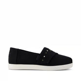 Alpargata Classic Kids Shoe Black Brushed Twill