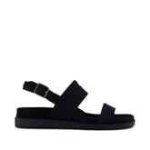 Marin Strap Sandal Black Heavy Canvas