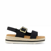 Giana Kids Sandal Black Canvas