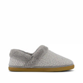 Womens Oslo Convertible Slipper Drizzle Grey Herringbone
