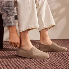 Mens Alpargata Premium Water Resistant Dune Suede
