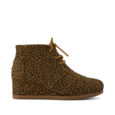 Toffee Micro Leopard Desert Wedge Kids Boot