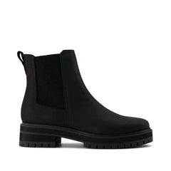 Bennet All Black Water Resistant Leather Boot
