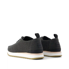 Womens Resident Plus Lace-Up Sneaker Charcoal Engineered Knit