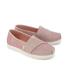 Alpargata Classic Kids Shoe Rose Glitter Corduroy