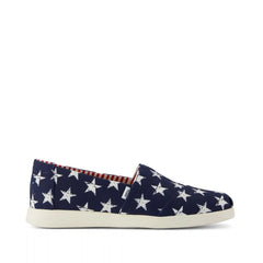 Womens Alpargata Plus Navy Stars Canvas