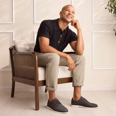Mens Joshua Dress Shoe Black Denim