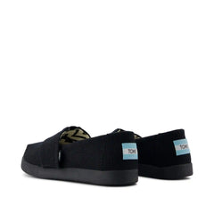 Alpargata Classic Kids Shoe Black and Black Heritage Canvas