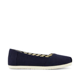 Womens Alpargata Ballet Flat Navy Heritage Canvas