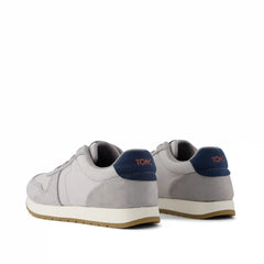 TRVL LITE Retro Runner Kids Sneaker Water Repellent Drizzle Grey Vintage Twill