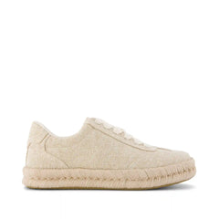 Womens Jesse Espadrille Sneaker Champagne Sparkle