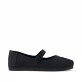 Womens Alpargata Mary Jane Black Canvas
