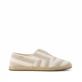 Womens Palmera Plus Natural Metallic Stripe