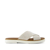 Mae Crossover Slide Sandal Natural Yarn Dye