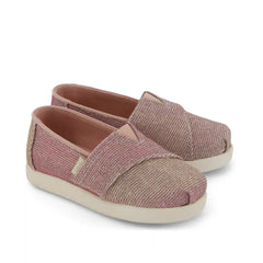 Alpargata Classic Toddler Shoe Rose Glitter Corduroy