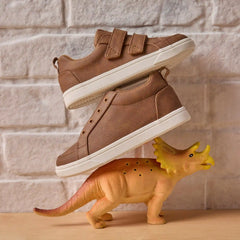 Toddler Shoe Cruz Mid Toddler Slip On Shoe Toffee Microsuede