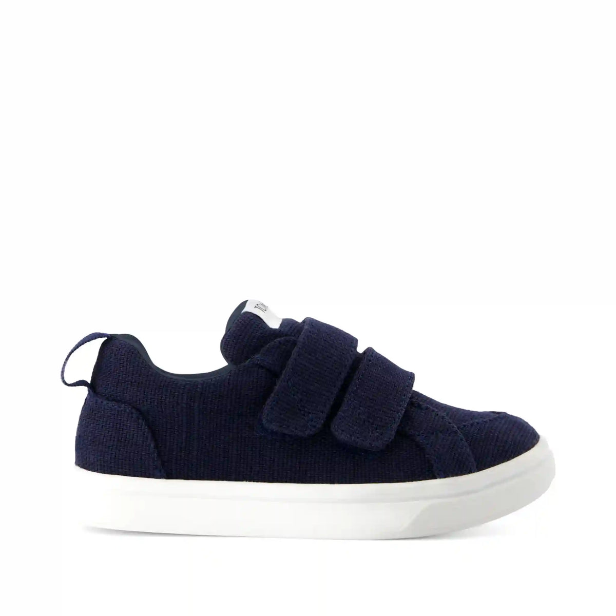 Cruz Double Strap Navy Heritage Canvas Toddler Sneaker