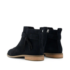 Womens Stacey Ankle Bootie Black Suede