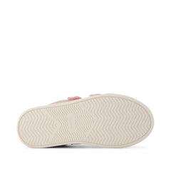 Cruz Double Strap Kids Sneaker Pink Quartz Iridescent Woven