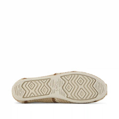Womens Alpargata Classic Almond Crochet