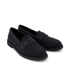 Womens Marie Loafer Black Textile