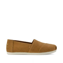 Womens Alpargata Classic Tan Cordurory