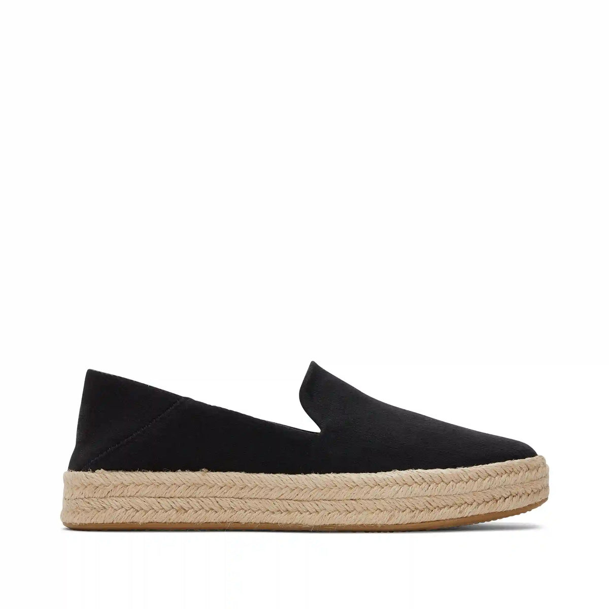 Carolina Black Twill Espadrille
