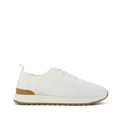 Mens Resident Plus Lace-Up White Knit