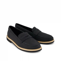 Womens Marie Loafer Black Leather