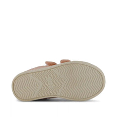 Cruz Double Strap Toddler Sneaker Bloom Chambray Dot