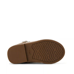 Seashell Metallic Faux Leather Mia Toddler Boot