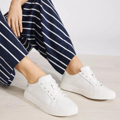 Kameron White Leather Sneaker