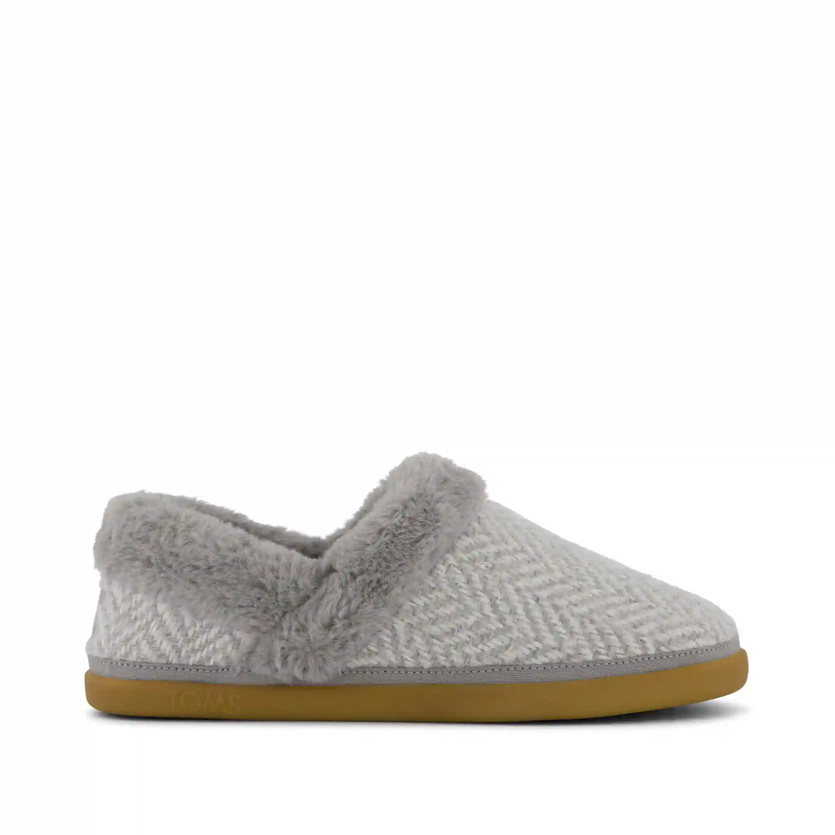 Womens Oslo Convertible Slipper Drizzle Grey Herringbone