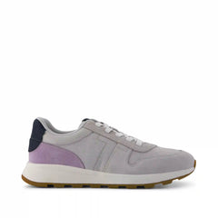Womens TRVL LITE Retro Runner Sneaker Water Repellent Lunar Grey Suede