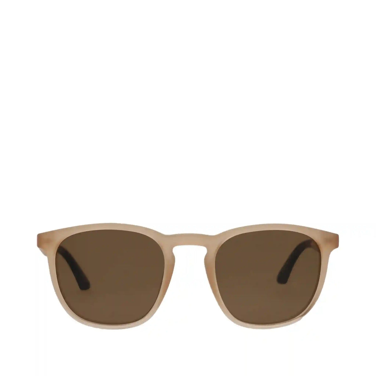 Silas Shiny Oatmilk Traveler Sunglasses