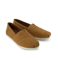 Womens Alpargata Classic Tan Cordurory