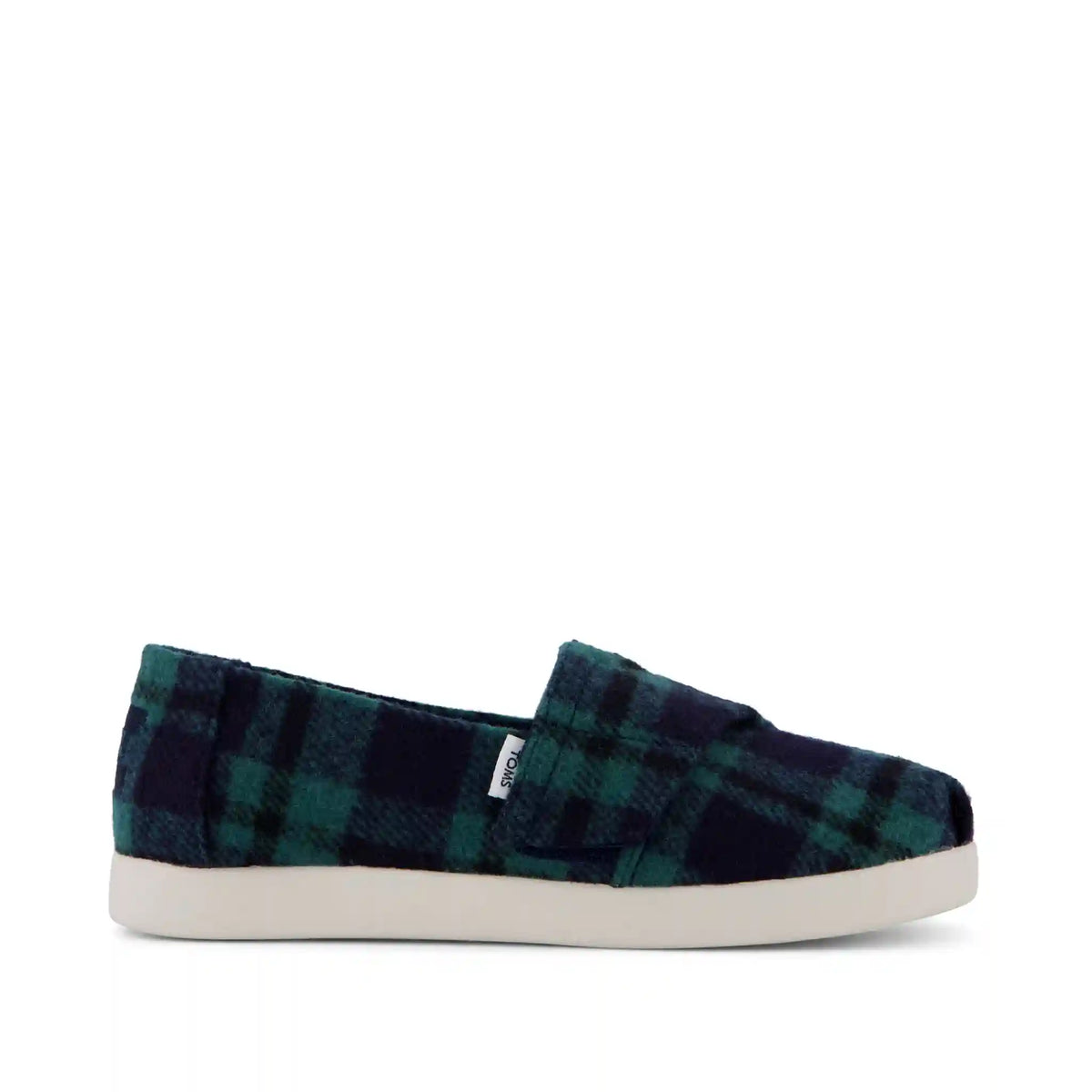 Alpargata Classic Kids Shoe Navy Plaid