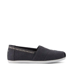 Womens Alpargata Classic Forged Iron Vintage Slub