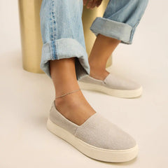 Kameron Grey Slip On Sneaker