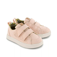 Cruz Double Strap Toddler Sneaker Bloom Chambray Dot