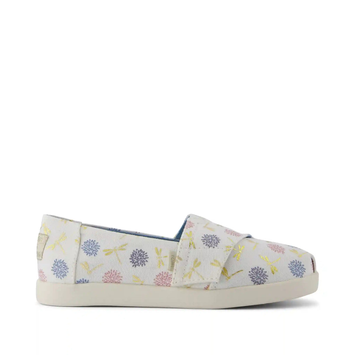 Alpargata Classic Kids Shoe Egret Dragonflies Printed Canvas
