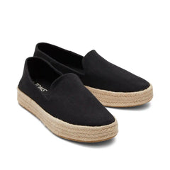 Carolina Black Twill Espadrille
