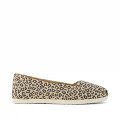 Womens Alpargata Ballet Flat Natural Leopard Spots