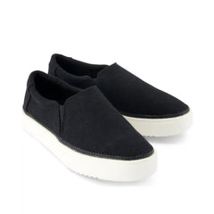 Womens Emily Slip On Sneaker Black Heritage Canvas