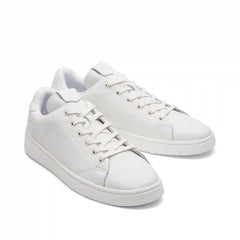 TRVL LITE White Leather Lace-Up Sneaker