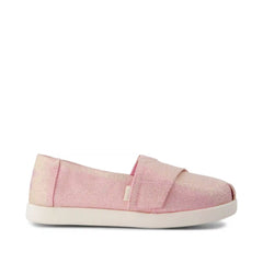 Alpargata Classic Kids Shoe Pink Quartz Iridescent Woven