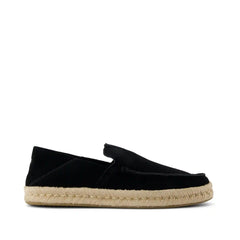 Alonso Rope Loafer Black Suede